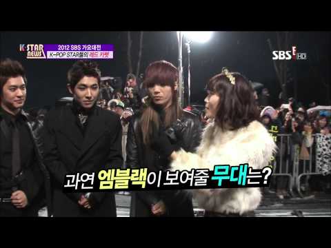[HD]121231 MBLAQ(엠블랙)  K-STAR NEWS interview CUT