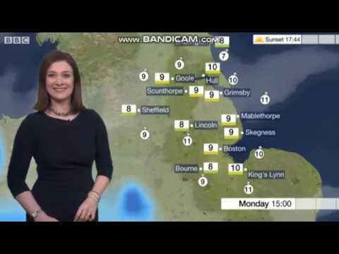 Alina Jenkins - BBC Regional Weather - (4th March 2018)