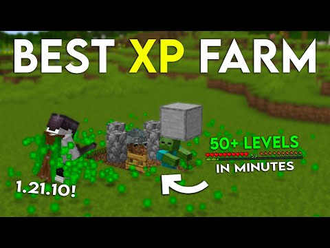 NEW UPDATED Minecraft 1.21.10 XP FARM