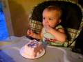 Gracie Eating Cake
