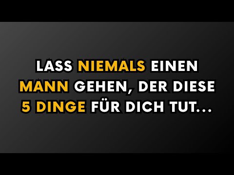Wenn ein Mann diese 5 Dinge für dich tut, ist er ein Volltreffer – lass ihn niemals gehen