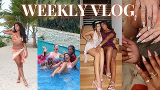 WEEKLY VLOG ♡ (best friend vacation made it OUT THE GROUP CHAT!! WERE IN DR 🇩🇴 ARIS BDAY TURN UP!!)