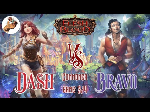 Dash vs Bravo: Commoner Armory Game 3/4 - Flesh and Blood TCG Gameplay