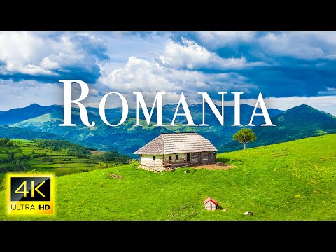 FLYING OVER ROMANIA (4K Video UHD) - Soothing Piano Music With Beautiful Nature Video For Relaxation