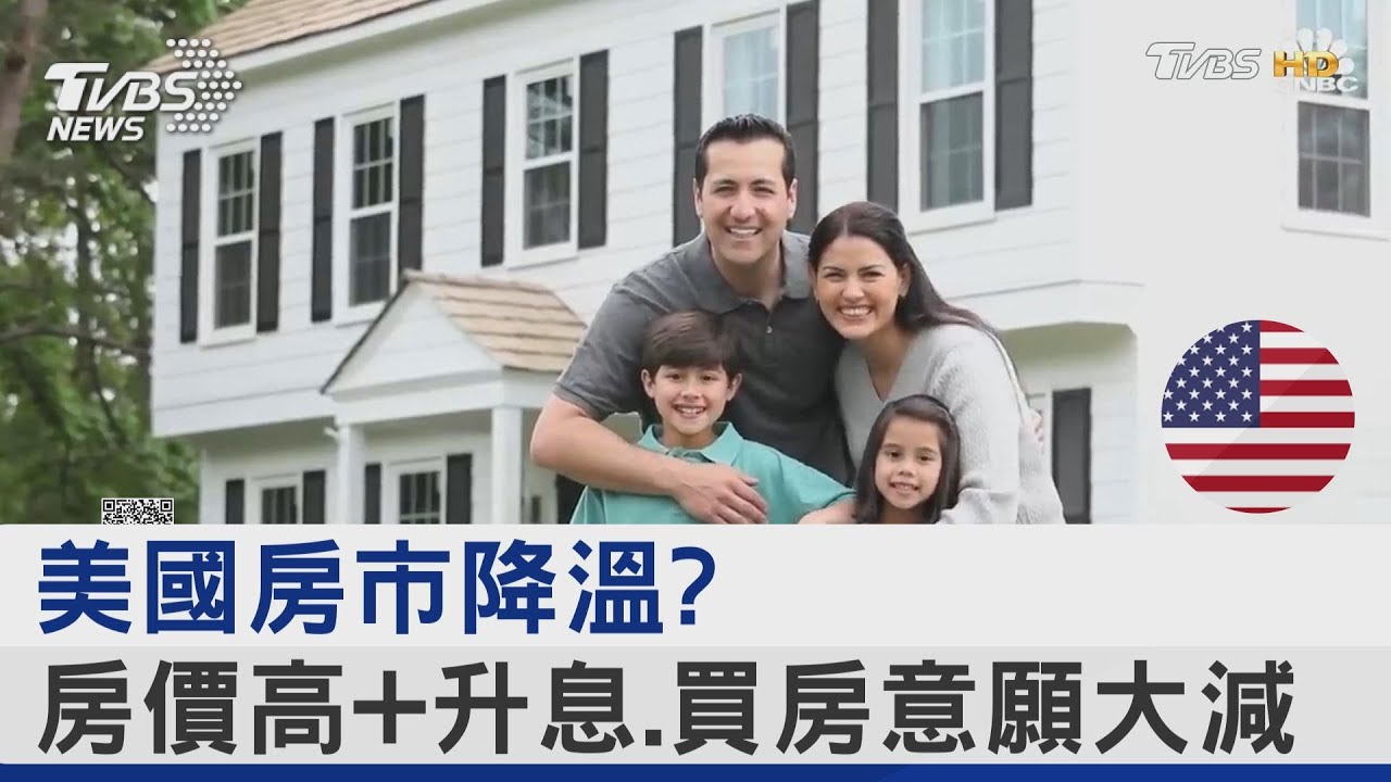 美國房市降溫?房價高+升息、買房意願大減
