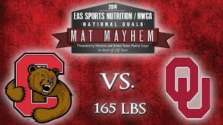 165 Dylan Palacio v Clark Glass - 2014 EAS / NWCA D1 National Duals - [CORN vs OU]