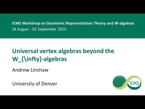 Universal vertex algebras beyond the W_{\infty}-algebras, Andrew Linshaw - 31/08/23