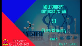 MOLE CONCEPT AVOGADRO'S LAW