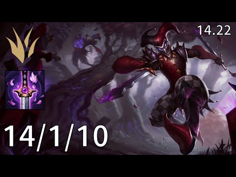Shaco Jungle vs Nocturne - EUW grandmaster | Patch 14.22