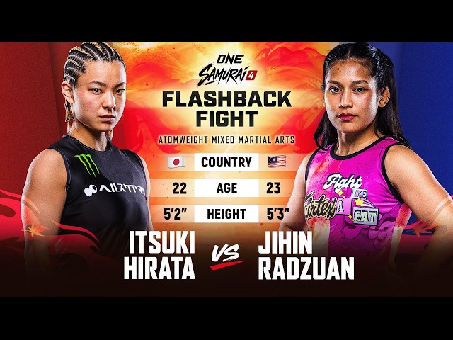 Itsuki Hirata vs. Jihin Radzuan Full Fight | ONE X (2022)