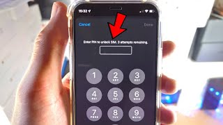 ANY iPhone How To Unlock SIM Card & REMOVE PIN!