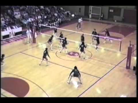 1987 1988 UofW Wesmen Volleyball team