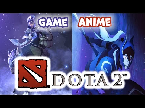 Dota: Dragon's Blood | Dota 2 | Anime VS Game | Dota 2 Characters in Cartoon