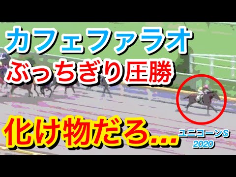 【ユニコーンステークス2020】カフェファラオ5馬身差ぶっちぎり圧勝！ファンも唖然…