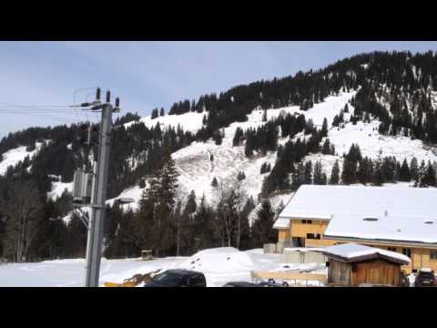 ル・ロゼのグシュダートのスキー大会場【スイス留学.com】