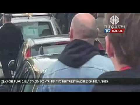 TENSION OUTSIDE THE STADIUM: CLASHES BETWEEN FANS FROM TRIESTE AND BRESCIA | November 2, 2025
