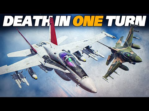 Aim-9x MODERN ERA DOGFIGHT F/A-18C Hornet Vs F-16C Viper | Digital Combat Simulator | DCS |