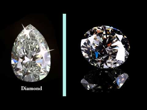 Differences between Cubic Zirconia, Diamond, and Moissanite