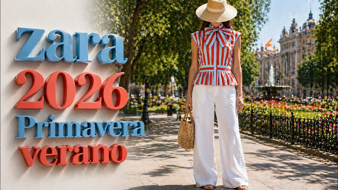 NEW ZARA COLLECTION: The most elegant stripes of the summer 🩵🌹