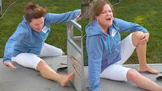 SHE JUMPED AND MISSED THE BOAT! | FUNNY FAILS