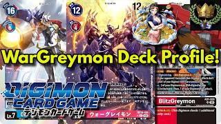 UPDATED 1 Hit KO WarGreymon Deck Profile!