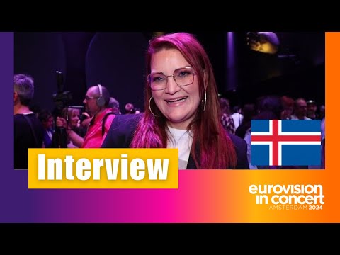 Hera Björk (Iceland) - Eurovision in Concert 2024 Interview (Amsterdam 13.04.2024)