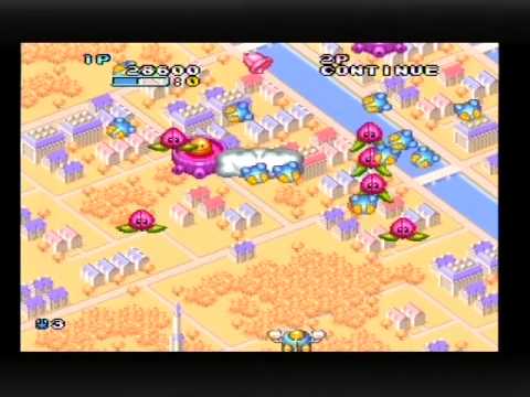 Pop'n TwinBee - Level 1 auf SNES PAL