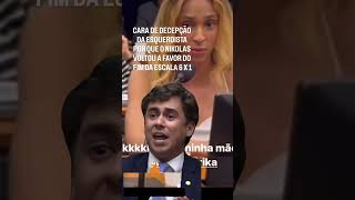 ESQUERDISTA  DECEPCIONADA ,POR QUE NIKOLAS VOLTOU A FAVOR DO FIM DA ESCALA 6 X 1 #noticia