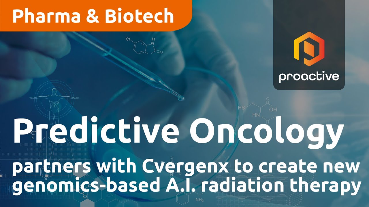 Predictive Oncology partners with Cvergenx to create new genomics-based A.I. radiation therapy