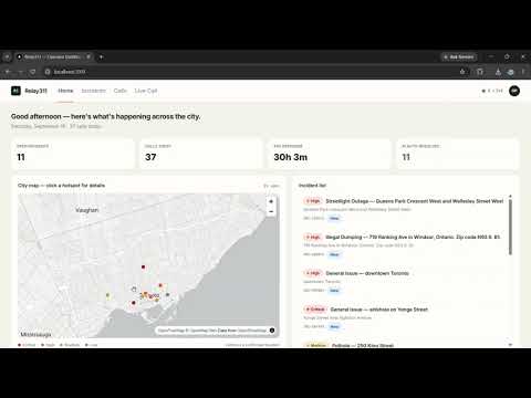 Relay311 demo