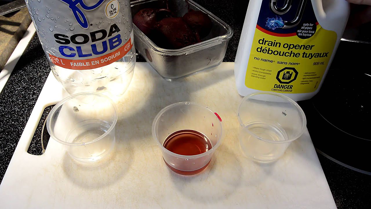 Kitchen chemistry experiment