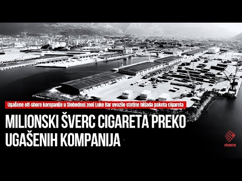 MILIONSKI ŠVERC CIGARETA PREKO UGAŠENIH KOMPANIJA