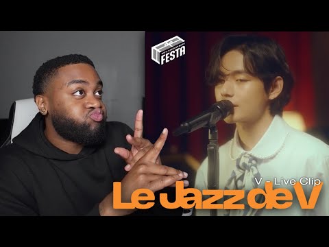 I'M IN HEAVEN! (BTS V - 'Le Jazz de V' Live Clip Reaction!) #2023BTSFESTA
