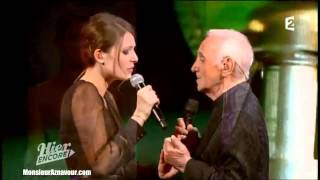 Elodie Frégé &amp; Charles Aznavour - Parlez-moi d&#39;amour - Lucienne Boyer - Olympia 2013