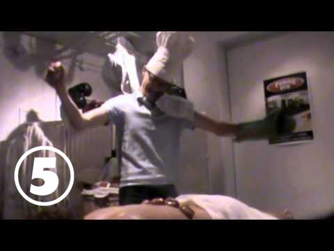 Bemanningsmannen bjuder på massage