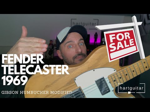gear review #62 • Fender 1969 Telecaster Gibson Humbucker Mod E-Gitarre
