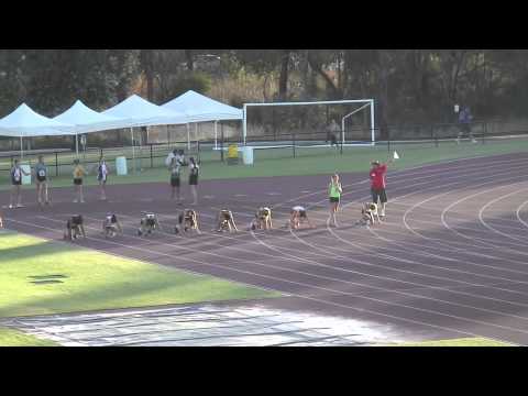 U15 Girls 100m Final LAWA State Championships - Hannah Watt