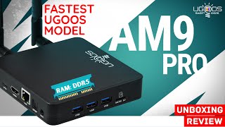 New Ugoos AM9 Pro Android 14 TV Box  |  Lightning Fast DDR5 RAM  |  UNBOXING REVIEW
