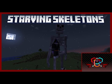 THIS SCP WILL END YOU AT NIGHT - scp-2863 starving skeletons mod showcase