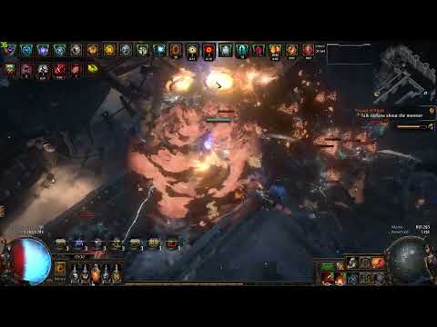 PoE 3.20 Sanctum Cremation Tanky Necromancer Melding 90 all res // Wave 30 Simulacrum