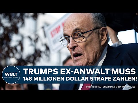 GIULIANI: Ex-Trump-Anwalt und früherer Bürgermeister von New York muss 148 Millionen Dollar zahlen!