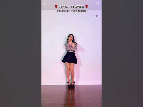 [XTINE] JISOO - ‘꽃(FLOWER)' Dance Tutorial (Mirrored + 75% speed)