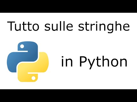 Python - tutto sulle stringhe