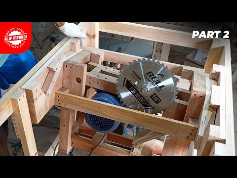 Trunnion tilt Mechanism DIY Table Saw : Part 2