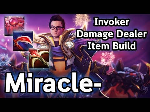 Miracle- The Invoker GOD! Damage Dealer Item Build!