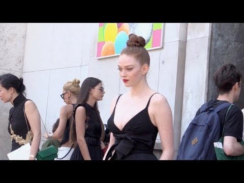 Larsen Thompson at 2019 Elie Saab Haute Couture show in Paris