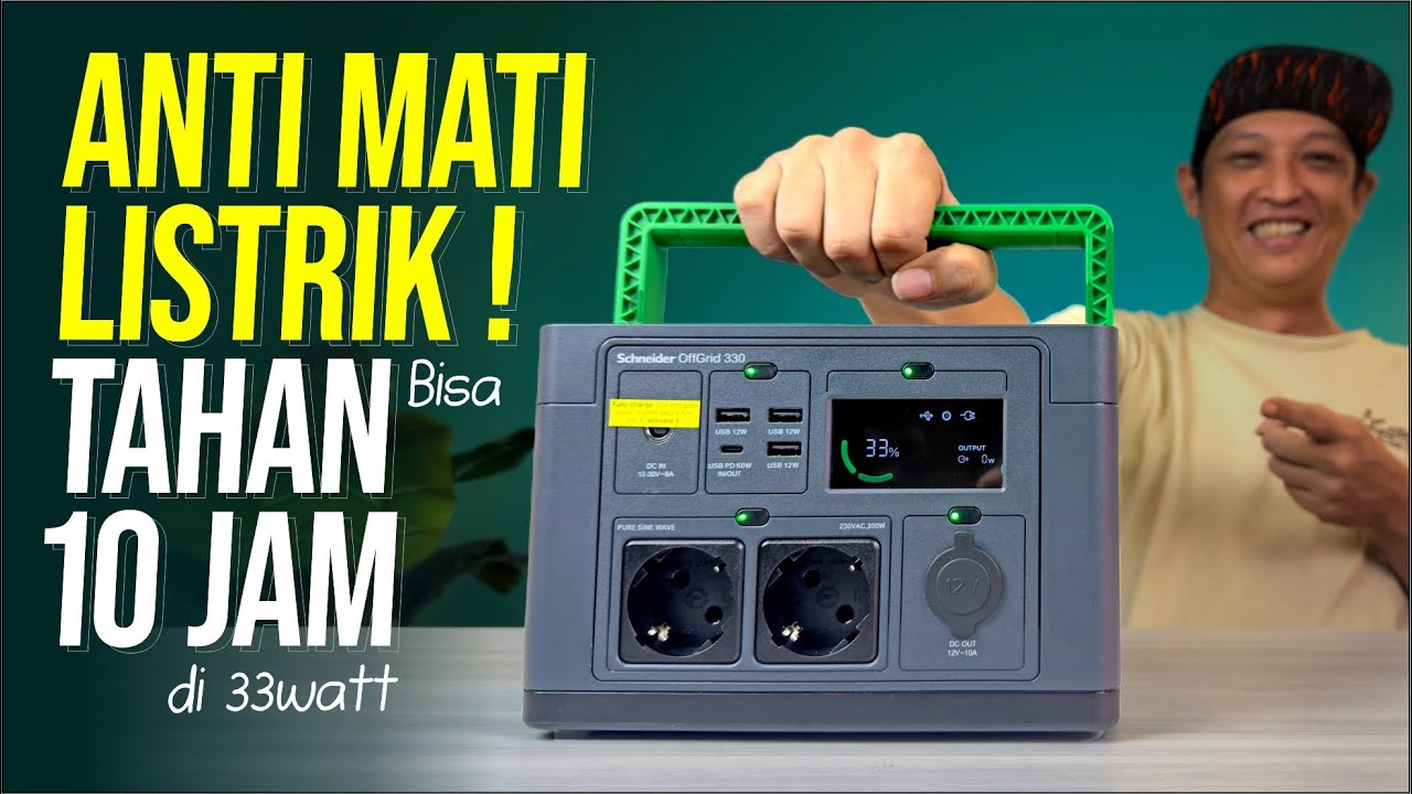 POWER BANK Laptop & semua alat elektronik  ....POWER STATION PORTABLE by schneider APC PPS 330