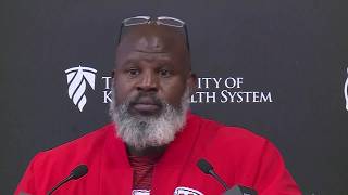 Chiefs OC Eric Bieniemy on first impressions of Patrick Mahomes, his growth over the past 10 years