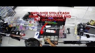 Employee Stealing Cash Spotted Live by Monitoring Agent | Caught Red-Handed!