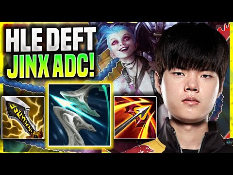 DEFT BRINGS BACK HIS ICONIC JINX! - HLE Deft Plays Jinx ADC vs Ezreal! | Season 11